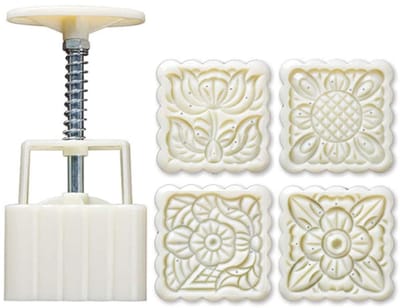 Dailygoods- Koekjesvorm - 5-delige Set - Duurzaam ABS-materiaal - Uitsteekvormen - Bakgereedschap - Voor Maankoekjes