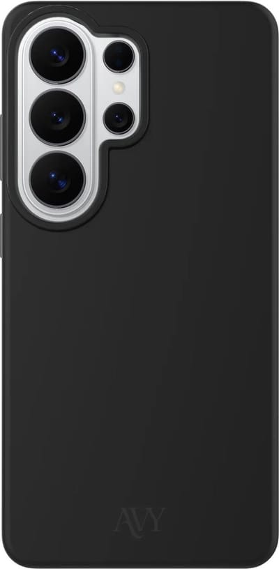 AVY Hoesje geschikt voor Samsung Galaxy S26 Ultra | Compatibel met MagSafe | Back Cover | Liquid Silicone | Comfortabel in de Hand | Zwart