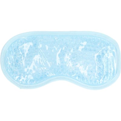 Masque Refroidissant pour les Yeux Soulagement du Stress Relaxation Compresse Froide Chaude Réutilisable Dos en Peluche Masque Froid pour les Yeux Bleu Ciel bleu