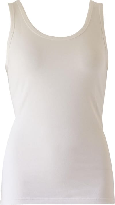 MOOI! Company - Basis Top Bonny - Hemdje met brede bandjes - Aansluitend model - Kleur  Ecru - XS