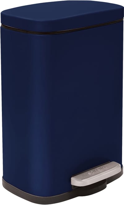spirella Pedaalemmer 5L - AKIRA - Prullenbak Badkamer - Staal - Blauw