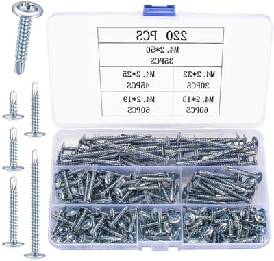 schroeven - zelftappende schroeven-assortimentset 220 Pcs