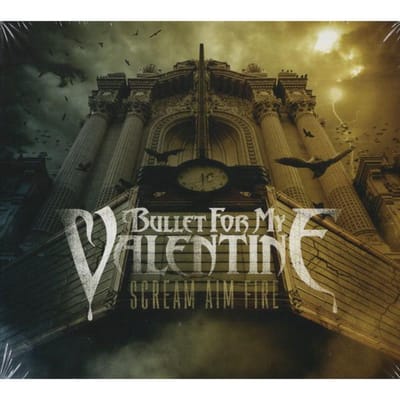 CD BULLET FOR MY VALENTINE - Scream Aim Fire 88697213932 20-20 Ent., Jiv US Rock Gebruikt brown