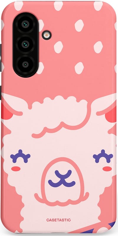 Casetastic Hoesje Geschikt voor Samsung A56 / A36 - Stijlvolle Beschermende Duo-layer Case - Lama beat