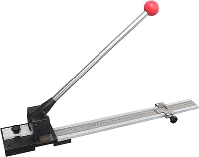 Handmatige PVC Snijder - Rilmatrix Gereedschap - Precisie Snijwerk - Nauwkeurige 90 graden sneden - 500 mm snijlengte - Grijs