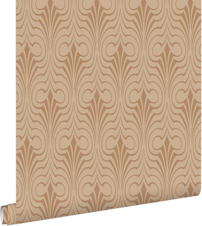 ESTAhome behang grafische vorm terracotta roze - 50 x 900 cm - 139635