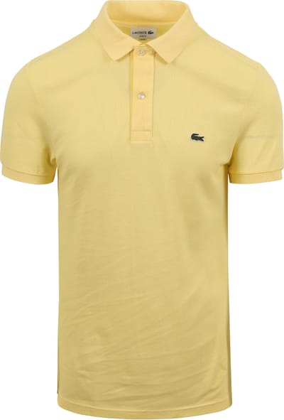 Lacoste Piqué Polo Geel - Maat 3XL - Heren