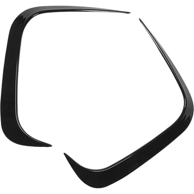 2 stuks achterbumper spoiler luchtrooster cover glanzend zwart zij canard frame voor 2 serie M2 F87 2016 tot