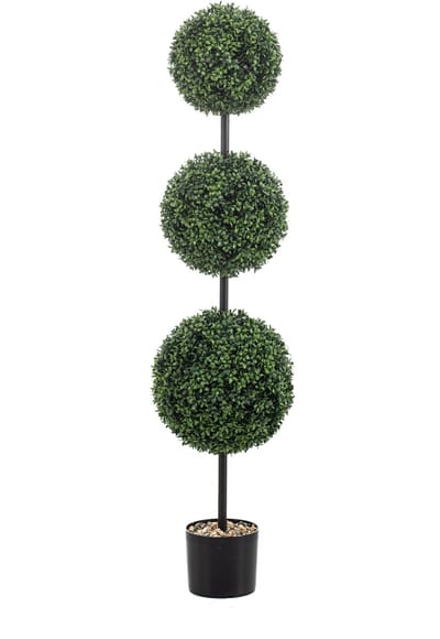 Emerald - Kunstplant Buxus bol x3 UV 125cm - Kunstplant voor binnen