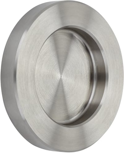 Schuifdeurgreep NALA greep-Ø: 70 mm voor verlijming Meubelgreep inox Schaalgreep voor glasdeuren & kamerdeuren greepschaal voor verlijming Glasdeurgreep van SOTECH