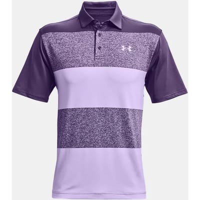 Under Armour Playoff 2.0 Heren Paars Poloshirt