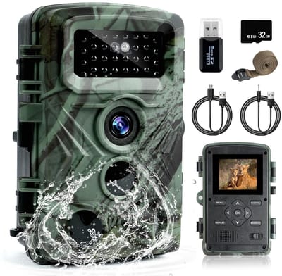 Allecto - Jachtcamera - 58 MP - HD-video - Waterdicht IP66 - Wildbewaking - Snelle activering - Geschikt voor buitengebruik