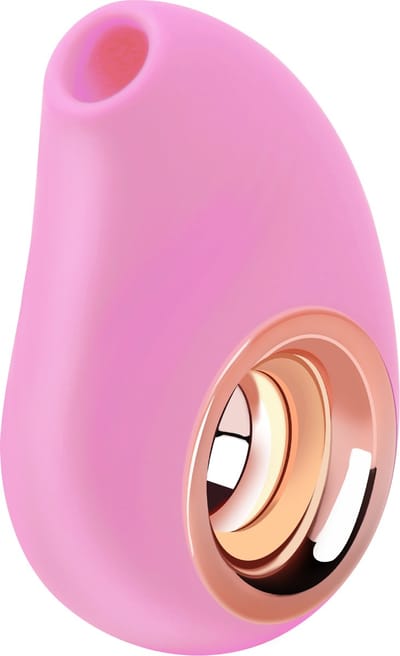 Cupitoys® Luchtdruk vibrator - 10,2cm - Lichtroze - 12 standen - Vibrators voor vrouwen en mannen - Sex toys voor vrouwen en mannen