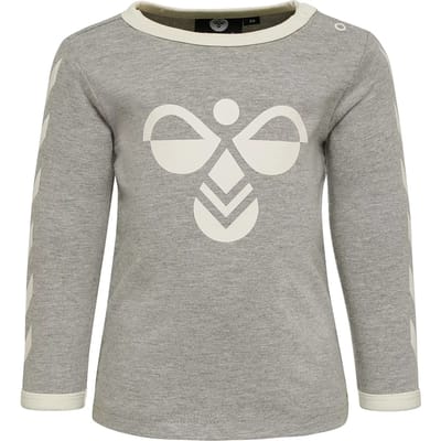 Hummel kinder-T-shirt met lange mouwen 'Flipper' L/S grijs gemêleerd