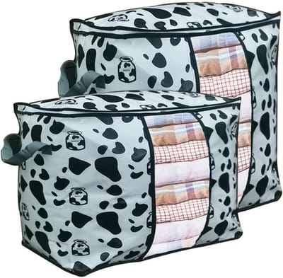 Opbergzakken - Opbergbox Dekbed - Ruimte Besparen - Met Handvatten - 60x35x40cm - Transparant