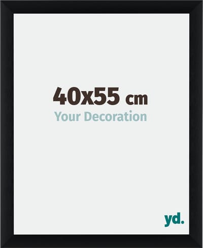 Your Decoration - Fotolijst 40x55 cm - Aluminium - Zwart Geborsteld - Tucson