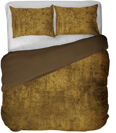 Kayori Ushino Dekbedovertrek - Extra breed - 260x200/220 cm - Oker