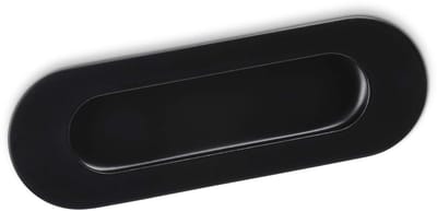 5 x Meubelgreep EL-09 Boorgatafstand 108 mm Zwart mat Infreesgreep van SOTECH