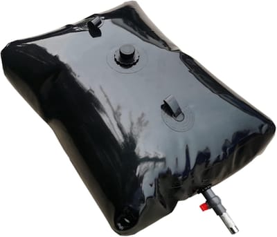 Draagbare Watertank - Opvouwbare Waterzak - Tuin Boeren - Eenvoudig Transport - Tot 6000L - Zwart