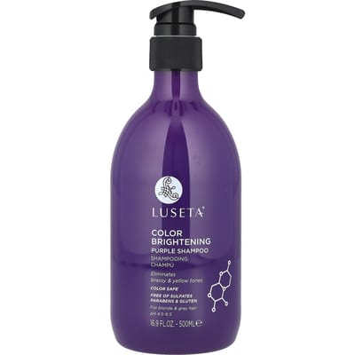 Luseta Beauty, Kleurverhelderende Paarse Shampoo, Blond en Grijs, 16,9 fl oz (500ml)