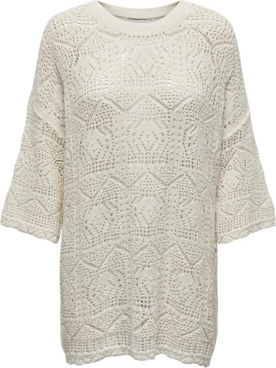 ONLY - ONLBEACHIE LIFE 3/4 LOOSE ONECK KNT - Dames - Gebreide truien