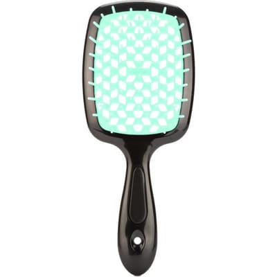 Luchtkussenkam Antistatische Klitkam Haarborstel Massage Uitgehold Nat Krullend Haar Borstels Vrouwen Kapper Styling Gereedschap groen