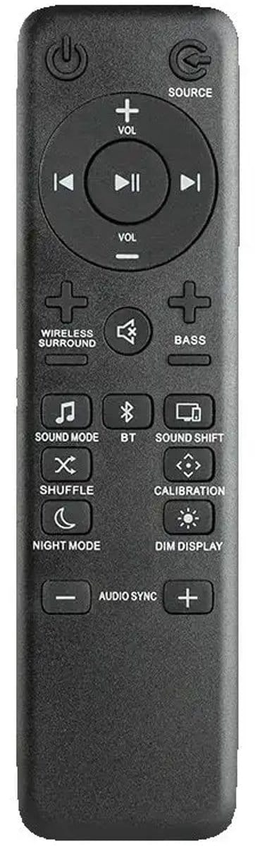 Vervangende JBL Afstandsbediening - Geschikt voor JBL BAR 2.1 / BAR 3.1 / BAR 5.1 - Zwart