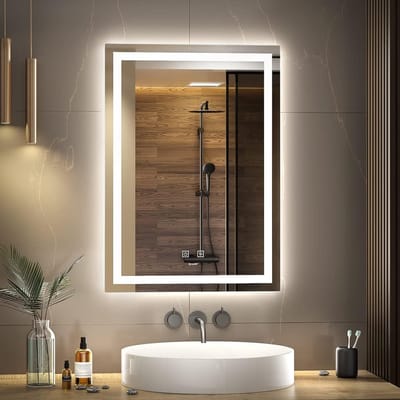 LED Badkamerspiegel met 3-kleurig Licht & Anti-Condens