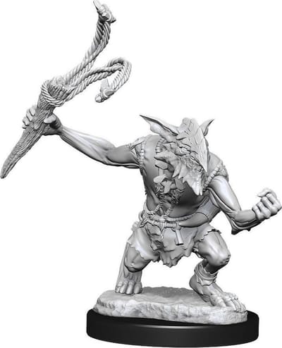 Magic the Gathering Miniatures - Goblin Guide and Goblin Bushwhacker - Miniatuur - Ongeverfd