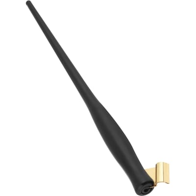 Engelse Kalligrafie Plastic Duikpen Handvat Penhouder met Verwijderbare Metalen Flens Zwart white