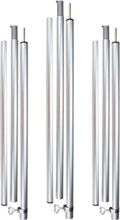 Campking Luifel Stokkenset Aluminium 22mm - Luifelstokken -