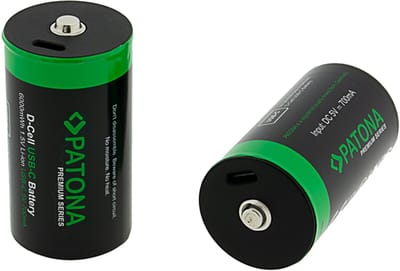 PATONA LR20 Mono D Oplaadbare batterij Lithium