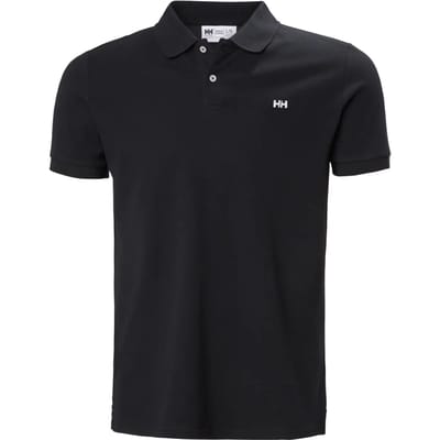Helly Hansen Hudson Korte Mouw Poloshirt Zwart L Man