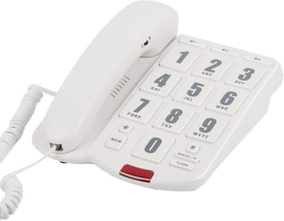 Vaste Telefoon met Grote Knoppen, Extra Luid Volume en Eén-Touch Snelkeuze voor Senioren