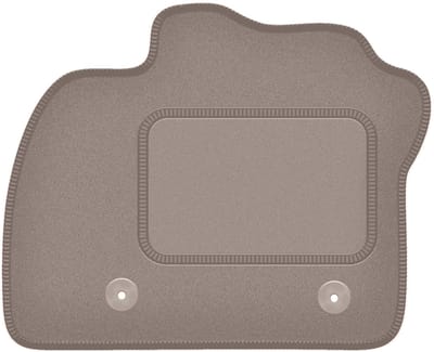 Beige bestuurdersmat voor: Renault Zoe hatchback (2013-)