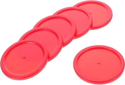 6stuks Ijshockey Pucks Duurzame Vervangstukken Voor Tafelspellen Geschikt Voor Binnenactiviteiten Competitieve Wedstrijden Glijden Soepel Stevig Ontwerp