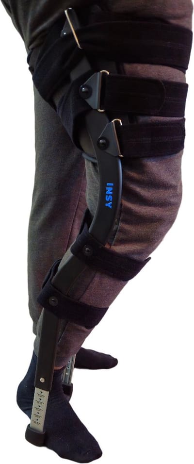 Brace, knie brace, knie beugels, knie steun, handsfree krukken, Okselkrukken, Loopkruk, kruk, enkel brace, knie krukken 1 stuk.