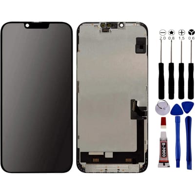 Scherm voor iPhone 14 PLUS Ole + Tools + zwarte lijm