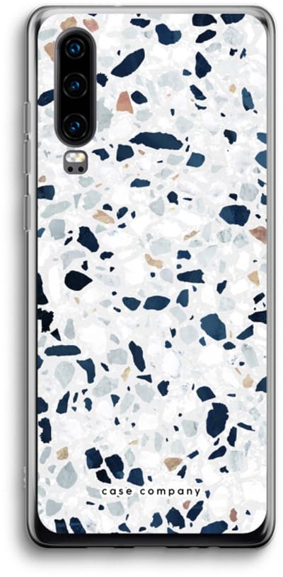 Case Company® - Hoesje geschikt voor Huawei P30 hoesje - Terrazzo N°1 - Soft Cover Telefoonhoesje - Bescherming aan alle Kanten en Schermrand