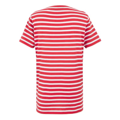 Regatta Dames/Dames Bayletta Gestreept T-shirt (Hoog risico Rood/Wit)