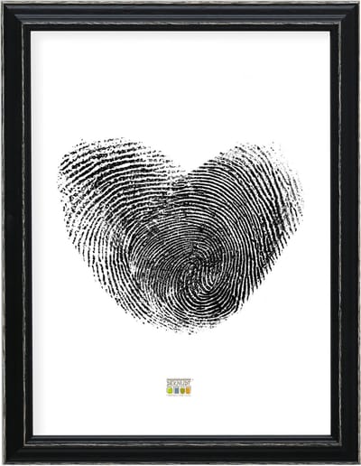 Deknudt Frames fotolijst S221F2 - zwart met naturel accent - 50x70 cm