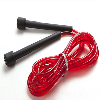 DW4Trading Springtouw - Fitness, Boksen - 2,8 Meter - Rood