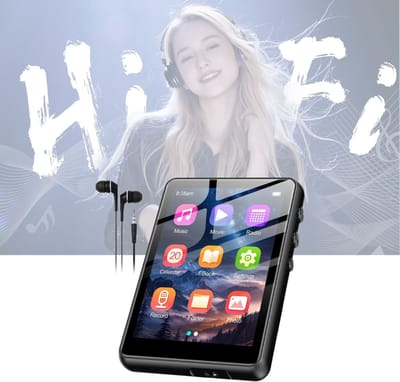 CRLYN® MP3 Speler Bluetooth - FM-Radio - Zwart