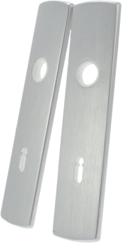 AXA Binnendeurschilden (Curve Klik) Aluminium geslepen: met sleutelgat SL72