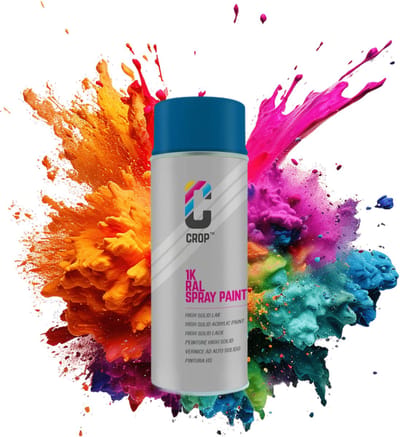 CROP RAL 5017 Hoogglans Verkeersblauw spuitbus 400ml