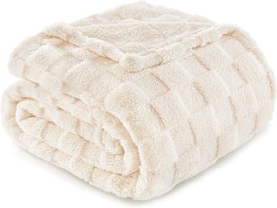 Super Zachte Fleece Plaid Dekens Plooideken Lichtgewicht Warm voor Bank en Bed