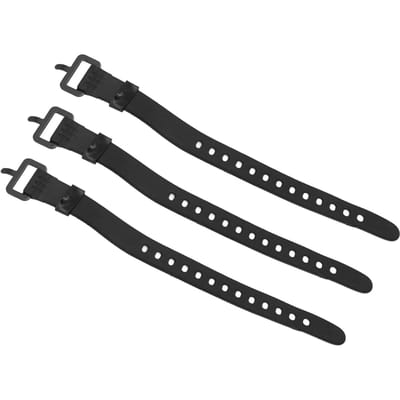 3 stuks Utility Riemen Snelspanner Organiseer Kabels Multifunctionele Spanbanden voor Motoruitrusting Ski's zwart