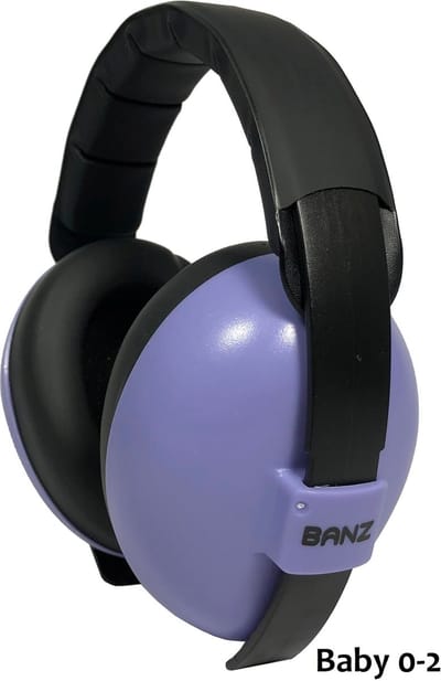 Banz Baby Paars /Lilac  EM-012 gehoorbeschermer (3-36mnd) SNR:21db