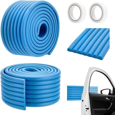 4.1 m Hoekbescherming en Randbescherming voor Tafel, Bureau en Meubels, Zelfklevende Tape voor Veilige Hoeken in Koninklijk Blauw