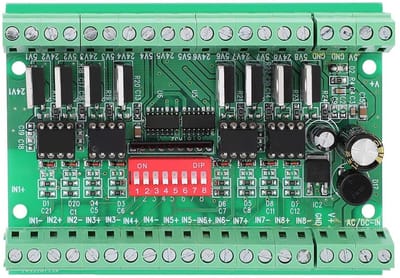 8-5V 24V - 8-kanaals logic level converter - signaalomzetter - standaard - optocoupling - geschikt voor voertuigen - model 8-5V24V